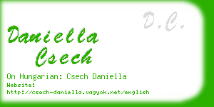 daniella csech business card
